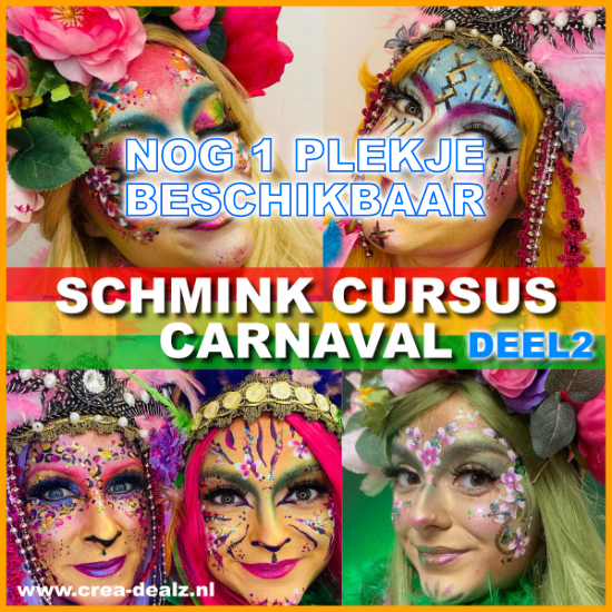 Carnavals Schmink - 23 januari 2025 (DEEL 2)